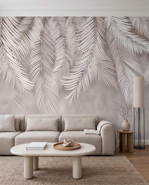 Tapet Frunze delicate care cad, Fototapet pădure, Fototapet Tropics, u48556v5 : Uwalls.ro