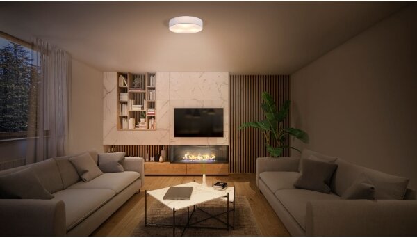 Plafonieră ORBIS PARIS 2xE27/25W/230V alb Ledvance