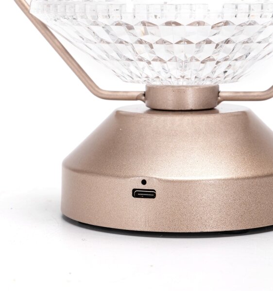 Lampă LED reîncărcabilă dimabilă Aigostar LED/1W/5V 2700/4000/6500K 1800mAh 20 cm
