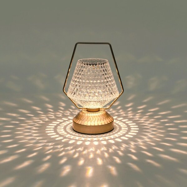 Lampă LED reîncărcabilă dimabilă Aigostar LED/1W/5V 2700/4000/6500K 1800mAh 20 cm