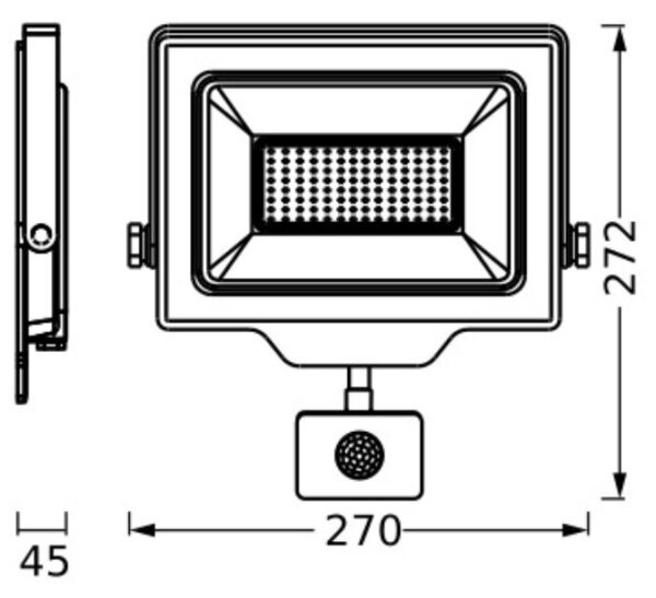 Ledvance - Proiector LED exterior cu senzor FLOODLIGHT, 100 W, 230 V, IP44