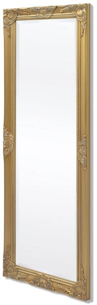 Oglindă verticală în stil baroc 140 x 50 cm auriu