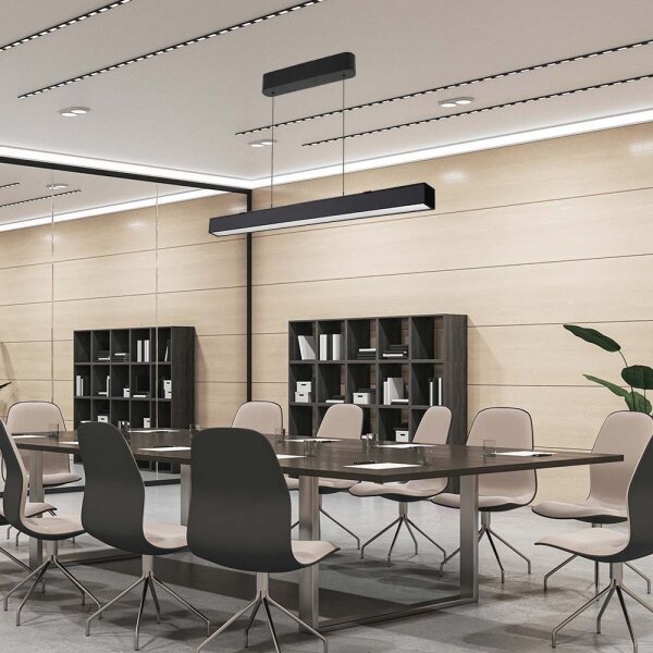 Lustră LED pe cablu LED/40W/230V 3000/4000/6400K negru