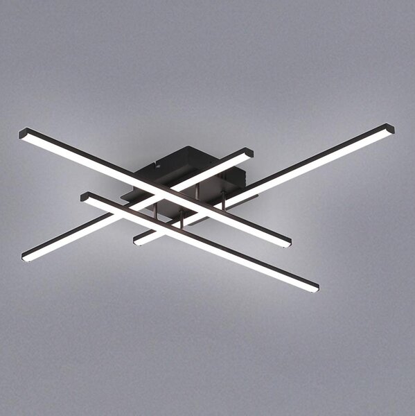 Brilagi - Plafonieră LED STRIPES LED/37W/230V neagră