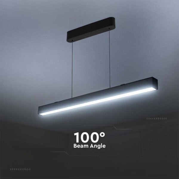 Lustră LED pe cablu LED/40W/230V 3000/4000/6400K negru