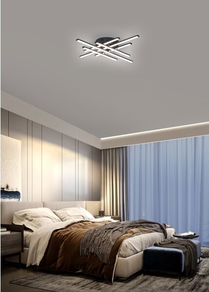 Brilagi - Plafonieră LED STRIPES, 42W, 230V, neagră