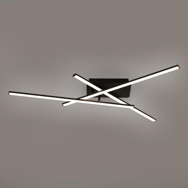 Brilagi - Plafonieră LED STRIPES, 30W/230V, neagră