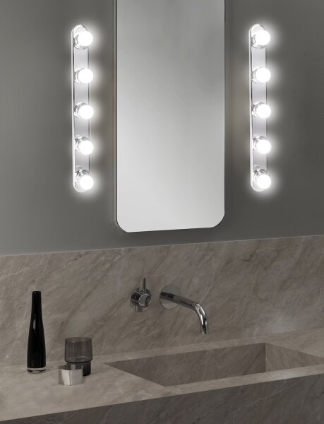 Aplică ONLI HOLLYWOOD 5xE14/6W/230V crom