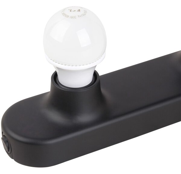 Aplică ONLI HOLLYWOOD 5xE14/6W/230V negru