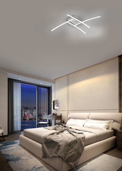 Brilagi - Plafonieră LED STRIPES LED/32W/230V argintie
