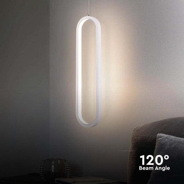 Lustră LED pe cablu LED/13W/230V 4000K alb
