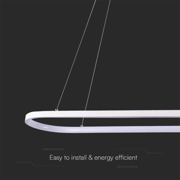 Lustră LED pe cablu LED/24W/230V 3000K alb