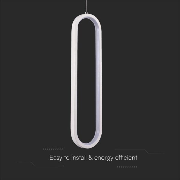 Lustră LED pe cablu LED/13W/230V 4000K alb