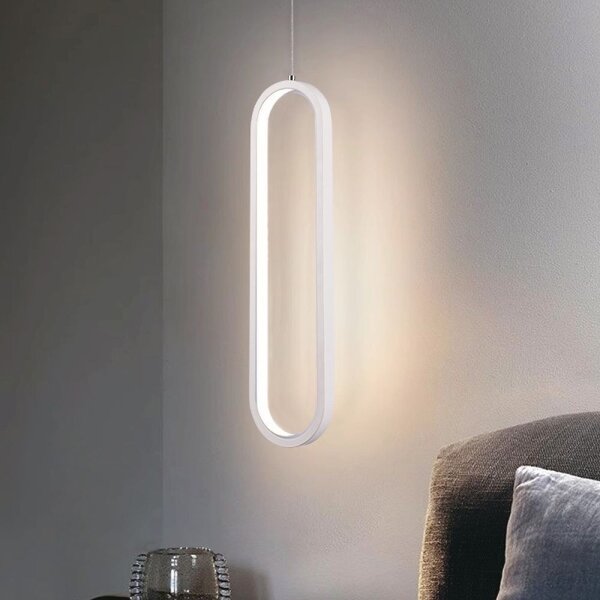Lustră LED pe cablu LED/13W/230V 4000K alb