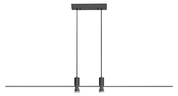Lustră LED pe cablu LED/19W/230V 3000K negru