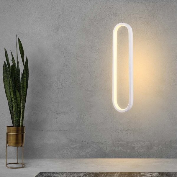 Lustră LED pe cablu LED/13W/230V 4000K alb