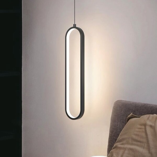 Lustră LED pe cablu LED/13W/230V 3000K negru