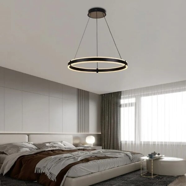 Lustră LED dimabilă pe cablu LED/85W/230V 3000-6500K + telecomandă