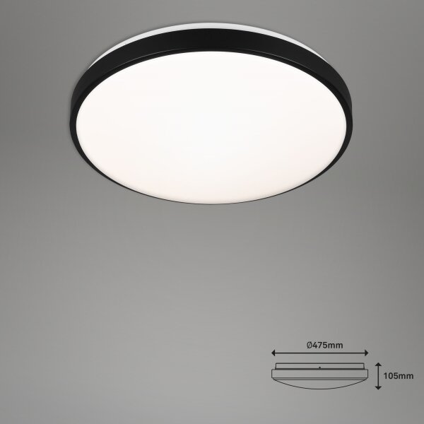 Plafonieră LED dimabilă Briloner 3430-015 MANNY LED/48W/230V + telecomandă