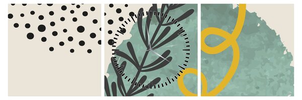 Tablou - Foi de rezumat N⁰1 (cu ceas) (90x30 cm)