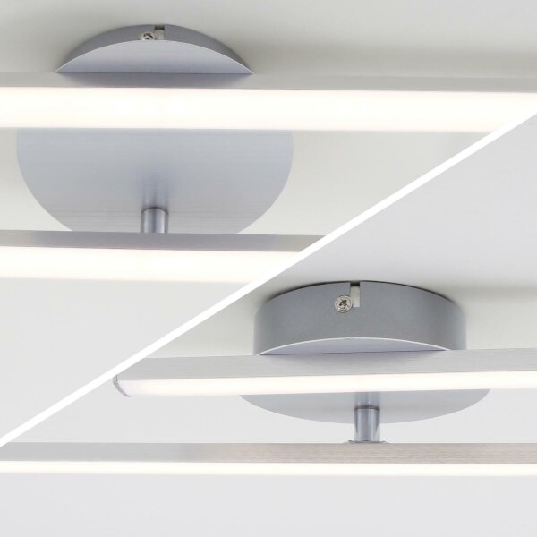 Lustră LED aplicată Briloner 3163-029 GO 2xLED/9W/230V