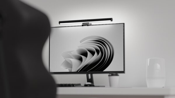Corp de iluminat LED dimabil pentru monitor LEVANO LED/5W/5V 3000-6000K negru