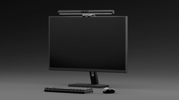 Corp de iluminat LED dimabil pentru monitor LEVANO LED/5W/5V 3000-6000K negru