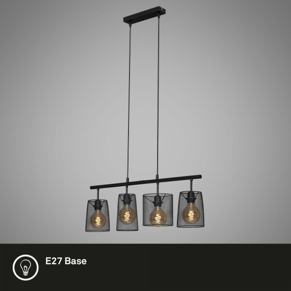 Lustră pe cablu Brilo 4026-045 RETRO 4xE27/60W/230V
