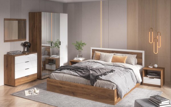 Set dormitor Evon + saltea cu o fata Neo dream 164/190