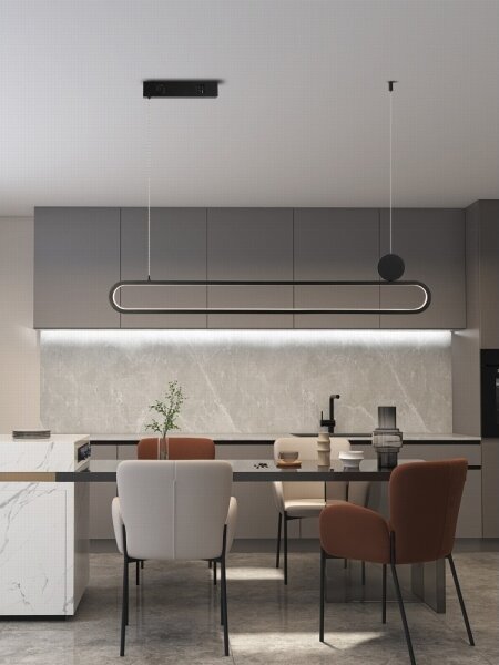 Lustră LED dimabilă pe cablu Immax NEO 07231L LITE OVALE LED/50W/230V Wi-Fi Tuya + telecomandă