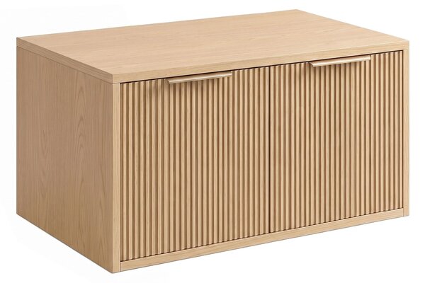 Dulap baie pentru lavoar Rea Core 80cm Beige
