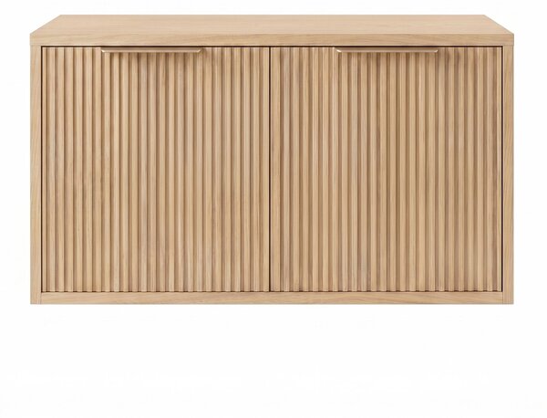 Dulap baie pentru lavoar Rea Core 80cm Beige