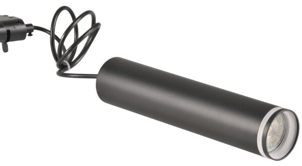 Lustră pe cablu pentru sistem de șină PARIS 3xGU10/10W/230V + sistem de șină 1 m