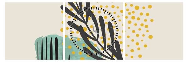 Tablou - Foi de rezumat N⁰3 (cu ceas) (90x30 cm)