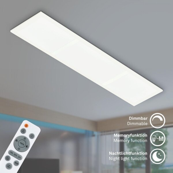 Plafonieră RGBW dimabilă Briloner 7388-016 LED/24W/230V + telecomandă