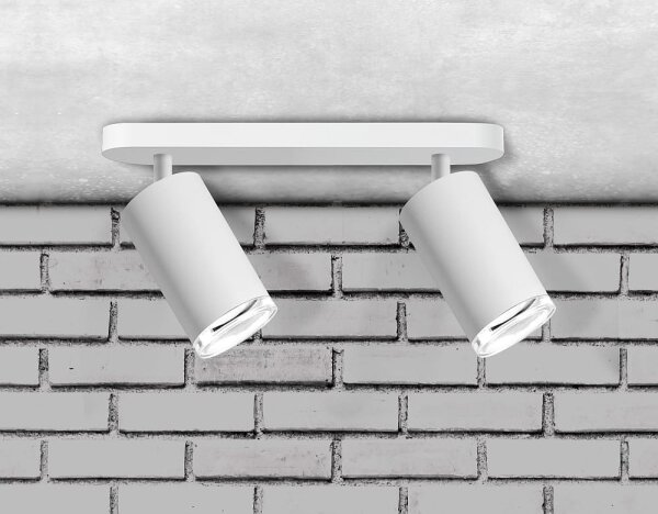 Spot pentru baie TURYN 2xGU10/10W/230V IP44 alb