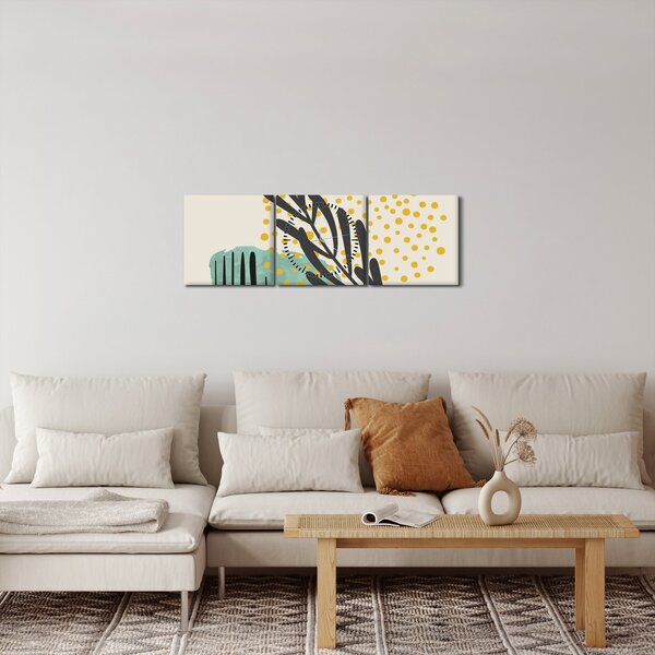 Tablou - Foi de rezumat N⁰3 (cu ceas) (90x30 cm)