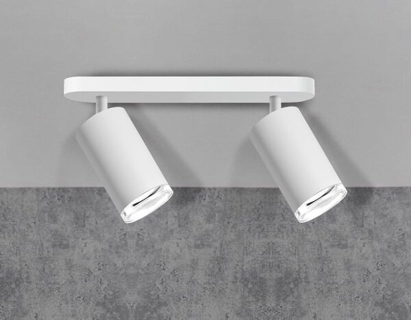 Spot pentru baie TURYN 2xGU10/10W/230V IP44 alb