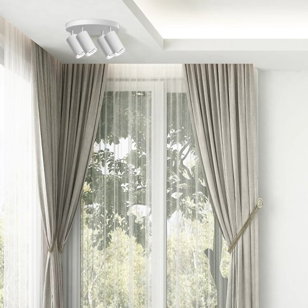 Spot pentru baie TURYN 4xGU10/10W/230V IP44 alb