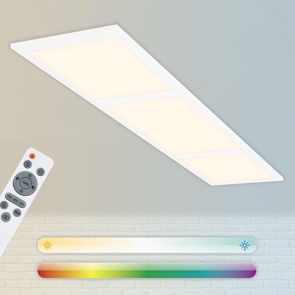 Plafonieră RGBW dimabilă Briloner 7388-016 LED/24W/230V + telecomandă