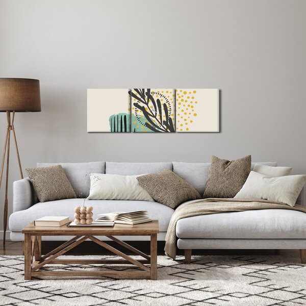 Tablou - Foi de rezumat N⁰3 (cu ceas) (90x30 cm)
