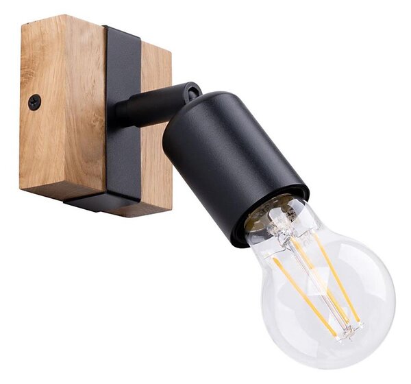 Spot Sollux SL.1295 ZUCA 1xE27/15W/230V negru
