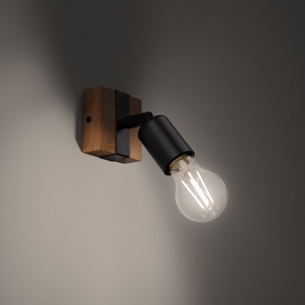 Spot Sollux SL.1295 ZUCA 1xE27/15W/230V negru