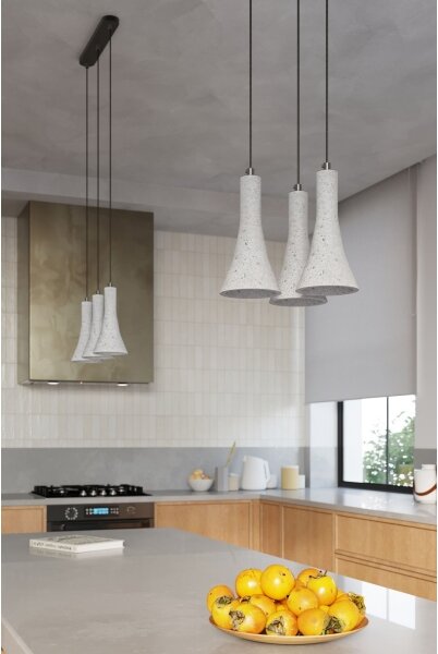 Lustră pe cablu Sollux SL.1225 REA 3xE14/12W/230V beton