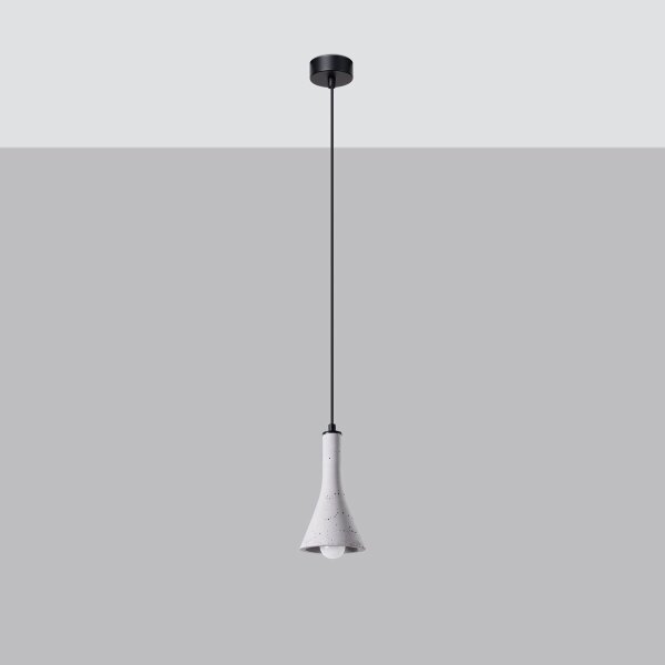 Lustră pe cablu Sollux SL.1223 REA 1xE14/12W/230V beton