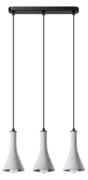 Lustră pe cablu Sollux SL.1225 REA 3xE14/12W/230V beton