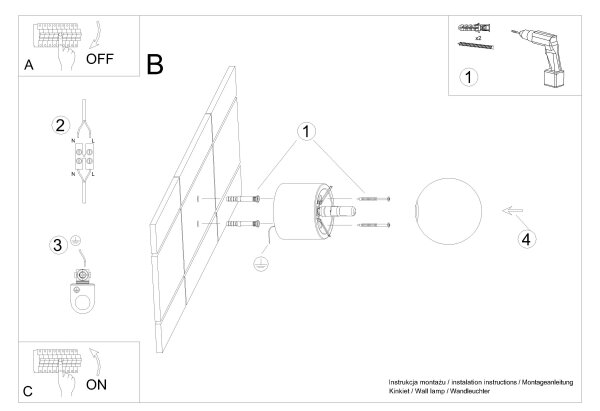 Spot de perete Sollux SL.1192 BOOMO 1xG9/8W/230V
