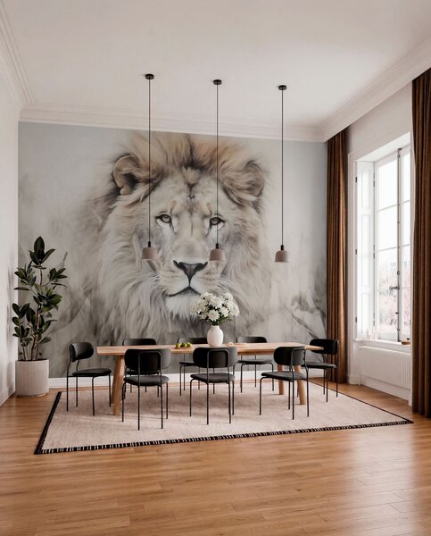 Tapet Leu, Fototapet Animale, w03888 : Uwalls.ro