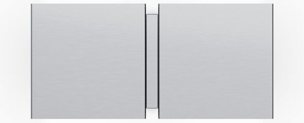 Wever & Ducré Lighting WEVER DUCRÉ Aplică de perete CG Square din aluminiu, 21 cm, cu 2 becuri, Metalic, Camera de zi / sufragerie, Metal, Modern