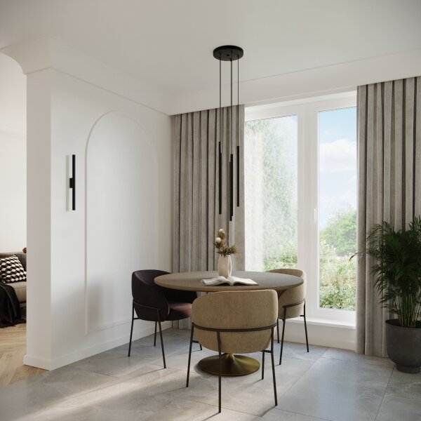 Aplică Sollux SL.1178 PASTELO 2xG9/8W/230V negru